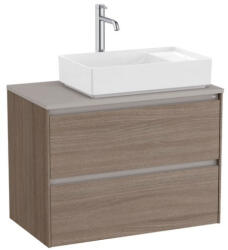 Roca Ona 2 fiókos mosdószekrény 79, 4x45, 7x58, 3 cm, jobbos / sötét szil A851727511 (A851727511)