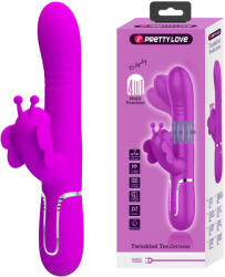 Pretty Love Ridgely Twinkled Tenderness 4in1 Tapping & Rolling Rabbit Vibrator Pink Vibrator