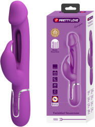 Pretty Love Kampas Twinkled Tenderness 3in1 Licking Rabbit Vibrator Purple Vibrator