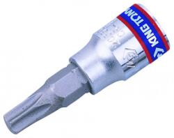 KING TONY Rátűzőkulcs - crowa+bit 1/4" torx T9 - King Tony (203309)