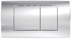 Geberit Twinline öblítő gomb WC-hez fényezett króm-matt króm 115.899. KH. 1 (115899KH1)