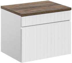 Comad Készlet szekrény Comad Iconic White ICONIC WHITE 82-80-D-1S, szekrény feletti pult Comad Sante Fe Oak SANTA FE OAK89-080-A (SETICWB80CM)