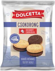 Dolcetta kakaós krémmel töltött hozzáadott cukor nélküli csokorong 180g