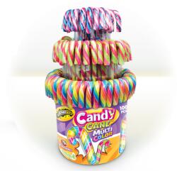 Johny Bee Candy Cane sétapálca alakú nyalóka különböző ízekben 100x12g