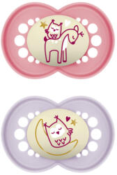 MAM Original Night játszócumi 6 hó+, 2db (lány)