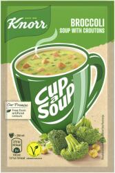 Knorr Cup a Soup instant brokkolikrémleves zsemlekockával 16 g - innotechshop