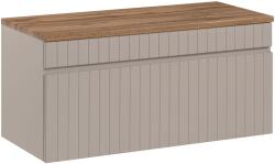 Comad Készlet szekrény Comad Iconic Cashmere ICONIC CASHMERE 82-80-D-1S, szekrény feletti pult Comad Fiji BLAT 89-80-A OAK COAST EVOKE