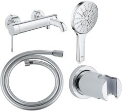 GROHE Készlet kád és zuhany csaptelep Grohe Essence 33624001, zuhanyfej Grohe Rainshower 26574000, 27074000, 22112000