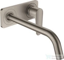 Hansgrohe AXOR Citterio M falsík alatti mosdó csaptelep 22, 7 cm-es kifolyóval, nem zárható leeresztővel, rozsdamentes acél hatású 34115800 (34115800)