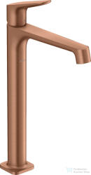 Hansgrohe AXOR CITTERIO M 250 magasított mosdó csaptelep nem zárható leeresztővel, szálcsiszolt vörös arany hatású 34127310 (34127310)