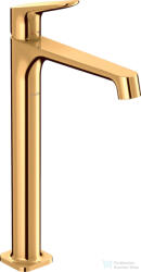 Hansgrohe AXOR CITTERIO M 250 magasított mosdó csaptelep nem zárható leeresztővel, polírozott arany hatású 34127990 (34127990)