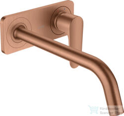 Hansgrohe AXOR Citterio M falsík alatti mosdó csaptelep 22, 7 cm-es kifolyóval, nem zárható leeresztővel, szálcsiszolt vörös arany hatású 34115310 (34115310)