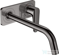 Hansgrohe AXOR Citterio M falsík alatti mosdó csaptelep 22, 7 cm-es kifolyóval, nem zárható leeresztővel, polírozott fekete króm 34115330 (34115330)