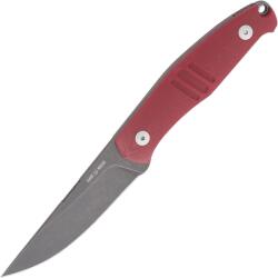 Giant Mouse GMF2-P-R Red G10 / PVD Finish / Black Leather Sheath (GM-GMF2-P-R)