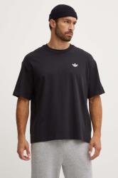 adidas Originals t-shirt fekete, férfi, sima, IY7381 - fekete L