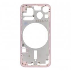 Apple iPhone 13 Mini EU verzió középső keret oldalgombokkal, sim kártya tartó tálcával, rózsaszín (utángyártott)
