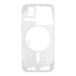 Apple iPhone 14 Pro EU verzió középső keret oldalgombokkal, sim kártya tartó tálcával, ezüst (utángyártott)