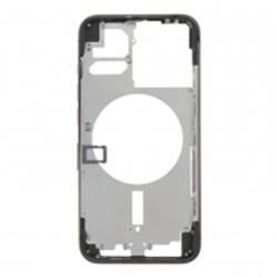  Apple iPhone 13 Pro EU verzió középső keret oldalgombokkal, sim kártya tartó tálcával, fekete (utángyártott)