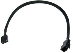  Phobya 4Pin PWM hosszabbító - fekete 30cm /81086/