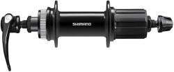 Shimano FH-QC400-HM hátsó kerékagy, 36H, tárcsafékes (CenterLock), gyorszáras, kazettás lánckeréksorhoz, HG, ipari csapágyas, rotorvédővel, fekete