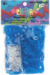 Rainbow Loom eredeti transzparens gumik 600 darab világoskék 6 évtől (RL7786)