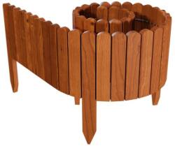 Artool Gard de gradina decorativ din lemn, maro, 200x20 cm GartenVIP DiyLine (1782)