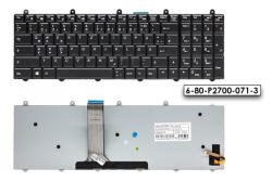 MSI GT60, GT70, GX60, GX70 gyári új német háttér-világításos billentyűzet (V132150BK1, 6-80-P2700-071-3)
