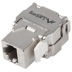 Lanberg Keystone modul, szerszám nélkül szerelhető RJ45->LSA CAT. 6a FTP 180° (KSFA-2000) - bbmarket