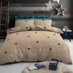  Lenjerie de pat din bumbac KACEY bej Dimensiune lenjerie de pat: 2 buc 70 x 90 cm | 200 x 220 cm Lenjerie de pat