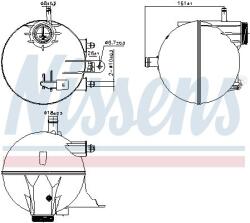 NISSENS Vas de expansiune, racire NISSENS 996295 - centralcar