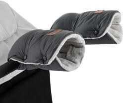 Petite&mars Kesztyű / Kézmelegítő babakocsira Jasie Charcoal Grey