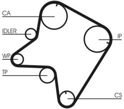 Continental Ctam Curea de distributie CONTINENTAL CTAM CT762 - automobilus
