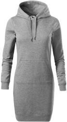 MALFINI Női ruha Snap - Sötétszürke melírozott | 2XL (4191217)