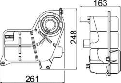 MAHLE Zbiornik Wyrownawczy Chlodnicy - centralcar - 110,75 RON