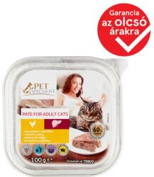 Tesco Pet Specialist teljes értékű állateledel felnőtt macskák számára csirkével és májjal 100 g