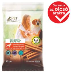 TESCO Pet Specialist Midi fogtisztító rúd közepes méretű, felnőtt kutyák számára 10 db 270 g