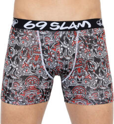 69SLAM Férfi boxeralsó 69SLAM fit bambusz totem maszk (MPBTMS-BB) L