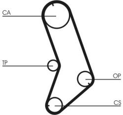 Continental Ctam Curea de distributie CONTINENTAL CTAM CT647 - automobilus