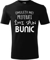 Bebeluc Print Tricou Personalizat pentru Bunici - Omuletii Mei Preferati Imi Spun Bunic (BBLSF001)