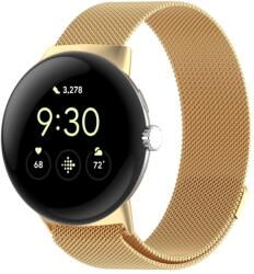 MILANESE Fémszíj Google Pixel-hez Watch 3 45mm arany