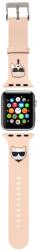 Karl Lagerfeld 3D Rubber Karl&Choupette Heads Apple Watch 38/40/41mm óraszíj (rózsaszín)