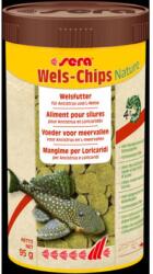 Sera Wels-Chips Nature - Süllyedő táplálék algaevő díszhalak számára (250ml/95g) - fishingoutlet
