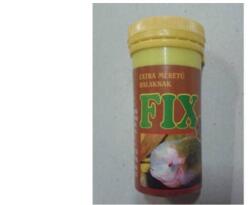 Fix 7 - teljesértékű díszhaltáp (barna) extra méretű halak részére (50ml) csak gyűjtőre 10db/# 10 db-os kiszerelés!