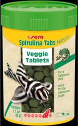 Sera Spirulina (süllyedő) - tablettás táplálék édes- és tengervizi díszhalak számára (100ml/100 db tabletta) - fishingoutlet