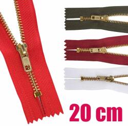 Fém cipzár VT5 zárt sárgaréz 4M0 20 cm - Szürke 312