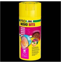 JBL Pronovo Bits Grano M - Akváriumi alaptáp granulátum korongos és egyéb igényes Dél-Amerikai sügér számára 8-20 cm-ig (250ml/120g) - fishingoutlet