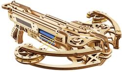Wood Trick Puzzle 3D mecanic, Aruncatorul de gloante, WT, lemn, 411 piese