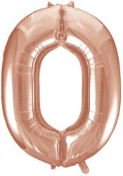 Unique Balon folie roz cifra 0 Costum bal mascat copii