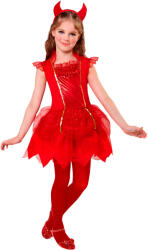 Widmann Costum dracusor rosu fetita - 5 - 7 ani / 128 cm Costum bal mascat copii