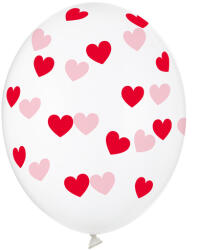 Party Deco Baloane latex inimi rosii 30 cm 50 buc Costum bal mascat copii